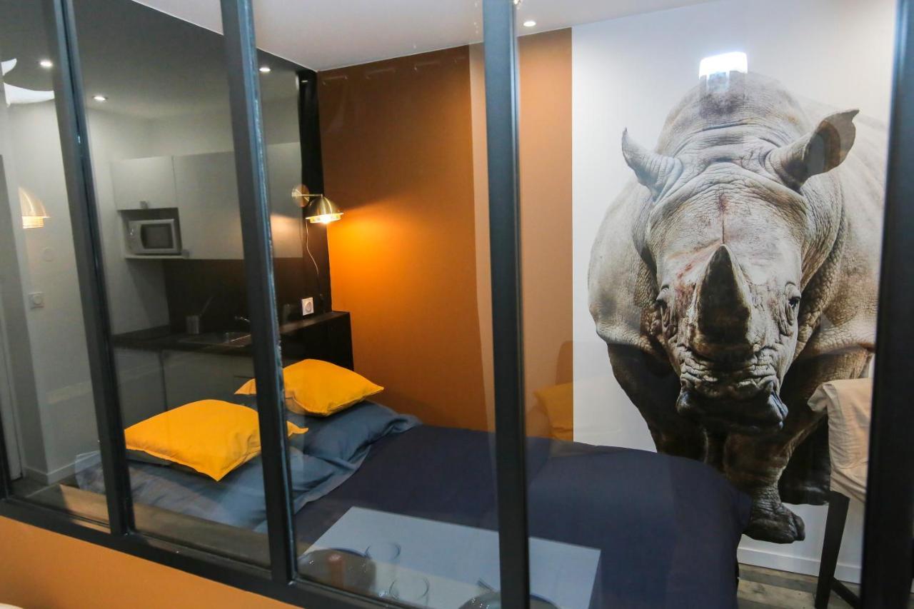 Le Rhinoceros, T1 Hypercentre Chic Et Cosy, Wifi Par Sovalfi Apartman Saint-Etienne  Kültér fotó